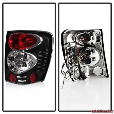 Spyder Auto Altezza Black Tail Lights for Jeep Grand Cherokee 1999-2004 - ALT-YD-JGC99-BK