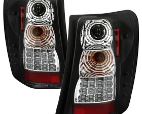 Spyder Auto LED Black Tail Lights Version 2 for Jeep Grand Cherokee 1999-2004