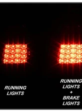 Spyder Auto LED Black Tail Lights Version 2 for Jeep Grand Cherokee 1999-2004                                     - ALT-YD-JGC99-LED-BK-G2 - Image 9