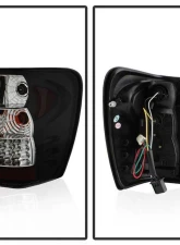 Spyder Auto LED Black Tail Lights Version 2 for Jeep Grand Cherokee 1999-2004                                     - ALT-YD-JGC99-LED-BK-G2 - Image 2