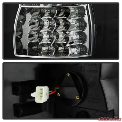 Spyder Auto LED Black Tail Lights Version 2 for Jeep Grand Cherokee 1999-2004 - ALT-YD-JGC99-LED-BK-G2