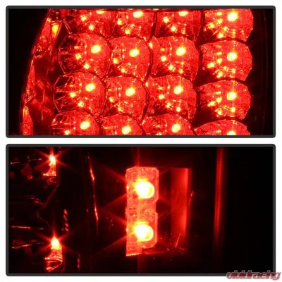 Spyder Auto LED Black Tail Lights Version 2 for Jeep Grand Cherokee 1999-2004 - ALT-YD-JGC99-LED-BK-G2