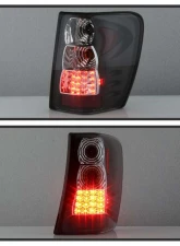 Spyder Auto LED Black Tail Lights Version 2 for Jeep Grand Cherokee 1999-2004                                     - ALT-YD-JGC99-LED-BK-G2 - Image 8