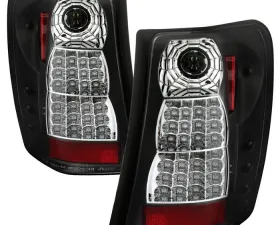 Spyder Auto LED Black Tail Lights for Jeep Grand Cherokee 1999-2004, Custom Fit