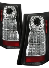 Spyder Auto LED Black Tail Lights for Jeep Grand Cherokee 1999-2004, Custom Fit                                     - ALT-YD-JGC99-LED-BK - Image 9