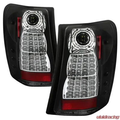 Spyder Auto LED Black Tail Lights for Jeep Grand Cherokee 1999-2004, Custom Fit - ALT-YD-JGC99-LED-BK