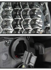 Spyder Auto LED Black Tail Lights for Jeep Grand Cherokee 1999-2004, Custom Fit                                     - ALT-YD-JGC99-LED-BK - Image 4