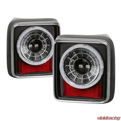 Spyder Auto Full LED Tail Light Sequential Turn Signal Black for Jeep Wrangler 2019-2020 - ALT-YD-JW19-SEQ-BK