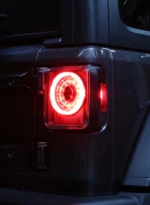Spyder Auto Full LED Tail Light Sequential Turn Signal Black for Jeep Wrangler 2019-2020                                     - ALT-YD-JW19-SEQ-BK - Image 12