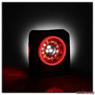 Spyder Auto Full LED Tail Light Sequential Turn Signal Black Smoke for Jeep Wrangler 2019-2020 - ALT-YD-JW19-SEQ-BSM
