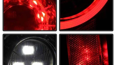 Spyder Auto Full LED Tail Light Sequential Turn Signal Black Smoke for Jeep Wrangler 2019-2020                                     - ALT-YD-JW19-SEQ-BSM - Image 7