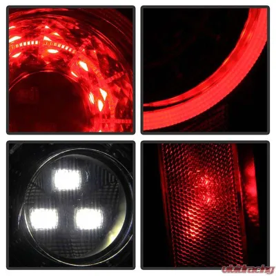 Spyder Auto Full LED Tail Light Sequential Turn Signal Black Smoke for Jeep Wrangler 2019-2020 - ALT-YD-JW19-SEQ-BSM