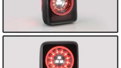 Spyder Auto Full LED Tail Light Sequential Turn Signal Black Smoke for Jeep Wrangler 2019-2020                                     - ALT-YD-JW19-SEQ-BSM - Image 8