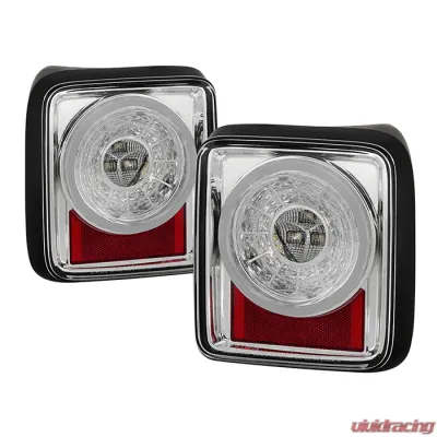 Spyder Auto Full LED Tail Light Sequential Turn Signal Smoke for Jeep Wrangler 2019-2020 - ALT-YD-JW19-SEQ-C