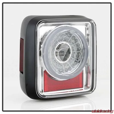Spyder Auto Full LED Tail Light Sequential Turn Signal Smoke for Jeep Wrangler 2019-2020 - ALT-YD-JW19-SEQ-C