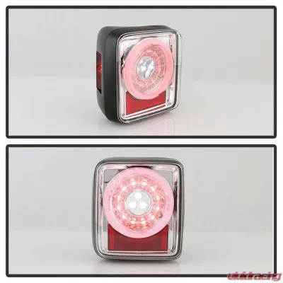 Spyder Auto Full LED Tail Light Sequential Turn Signal Smoke for Jeep Wrangler 2019-2020 - ALT-YD-JW19-SEQ-C