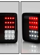 Spyder Auto Black Smoke LED Taillights for Jeep Wrangler 2007-2015, ALT-YD-JWA07-LED-BSM                                     - ALT-YD-JWA07-LED-BSM - Image 5