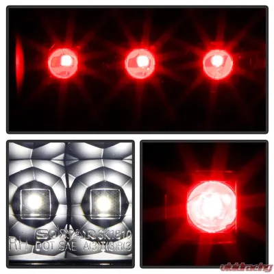Spyder Auto Black Smoke LED Taillights for Jeep Wrangler 2007-2015, ALT-YD-JWA07-LED-BSM - ALT-YD-JWA07-LED-BSM