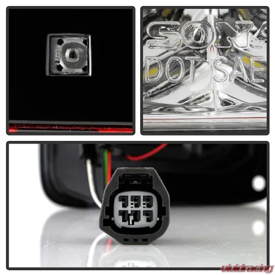 Spyder Auto Red Clear LED Taillights for Jeep Wrangler 2007-2015, ALT-YD-JWA07-LED-RC - ALT-YD-JWA07-LED-RC