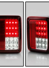 Spyder Auto Red Clear LED Taillights for Jeep Wrangler 2007-2015, ALT-YD-JWA07-LED-RC                                     - ALT-YD-JWA07-LED-RC - Image 5