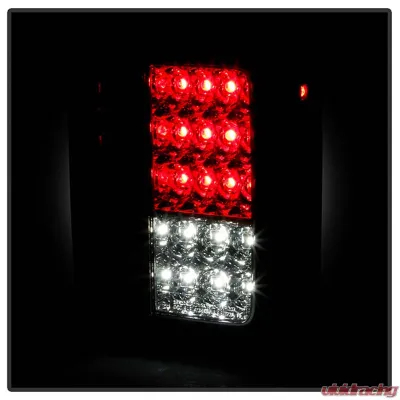 Spyder Auto Red Clear LED Taillights for Jeep Wrangler 2007-2015, ALT-YD-JWA07-LED-RC - ALT-YD-JWA07-LED-RC
