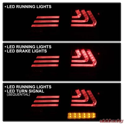 Spyder Auto LED Tail Lights Black for Lexus GS350 2007-2011, OEM Fitment - ALT-YD-LGS06-LED-BK