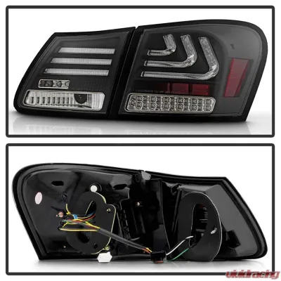 Spyder Auto LED Tail Lights Black for Lexus GS350 2007-2011, OEM Fitment - ALT-YD-LGS06-LED-BK