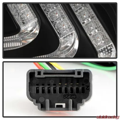 Spyder Auto LED Tail Lights Black for Lexus GS350 2007-2011, OEM Fitment - ALT-YD-LGS06-LED-BK