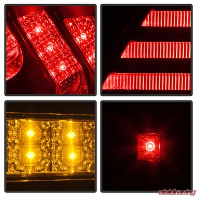 Spyder Auto LED Tail Lights Black for Lexus GS350 2007-2011, OEM Fitment - ALT-YD-LGS06-LED-BK