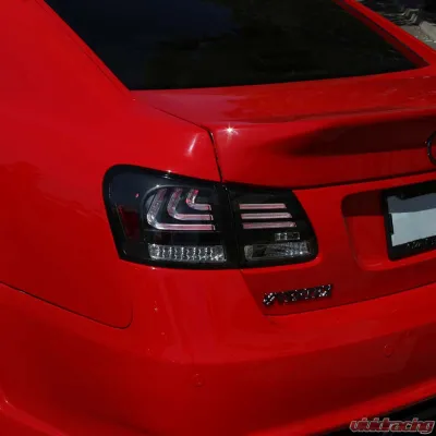 Spyder Auto LED Tail Lights Black for Lexus GS350 2007-2011, OEM Fitment - ALT-YD-LGS06-LED-BK