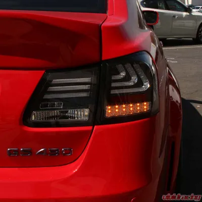 Spyder Auto LED Tail Lights Black for Lexus GS350 2007-2011, OEM Fitment - ALT-YD-LGS06-LED-BK