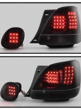 Spyder Auto 4pcs LED Tail Lights Black for Lexus GS300 GS400 1998-2005                                     - ALT-YD-LGS98-LED-BK - Image 10