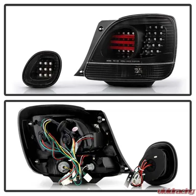 Spyder Auto 4pcs LED Tail Lights Black for Lexus GS300 GS400 1998-2005 - ALT-YD-LGS98-LED-BK