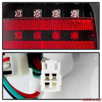 Spyder Auto 4pcs LED Tail Lights Black for Lexus GS300 GS400 1998-2005 - ALT-YD-LGS98-LED-BK