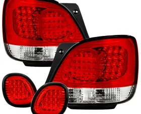 Spyder Auto LED Red/Clear Tail Lights for Lexus GS 300 400 1998-2005