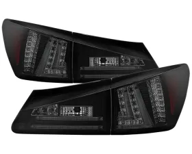 Spyder Auto Black Smoke LED Taillights for Lexus IS250 1996-2008, ALT-YD-LIS06-LED-BSM