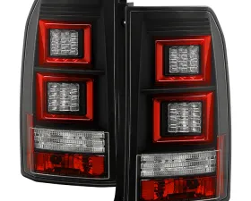 Spyder Auto Black LED Light Bar Taillights for Land Rover Discovery 3 LR3 2005-2009