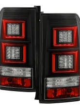 Spyder Auto Black LED Light Bar Taillights for Land Rover Discovery 3 LR3 2005-2009                                     - ALT-YD-LRD05-LED-BK - Image 10