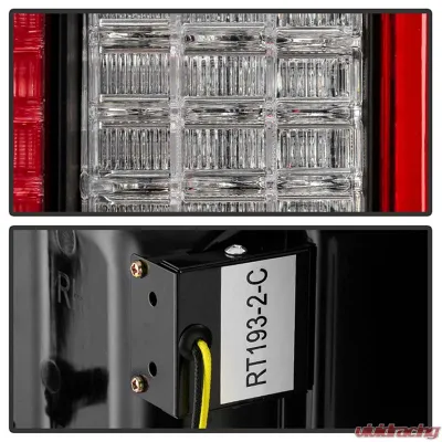 Spyder Auto Black LED Light Bar Taillights for Land Rover Discovery 3 LR3 2005-2009 - ALT-YD-LRD05-LED-BK