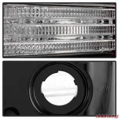 Spyder Auto Black LED Light Bar Taillights for Land Rover Discovery 3 LR3 2005-2009 - ALT-YD-LRD05-LED-BK