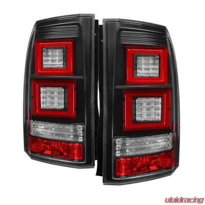 Spyder Auto Black LED Light Bar Taillights for Land Rover Discovery LR4 2010-2014 - ALT-YD-LRDLR410-LBLED-BK
