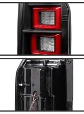 Spyder Auto Black LED Light Bar Taillights for Land Rover Discovery LR4 2010-2014                                     - ALT-YD-LRDLR410-LBLED-BK - Image 3