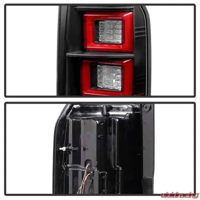 Spyder Auto Black LED Light Bar Taillights for Land Rover Discovery LR4 2010-2014 - ALT-YD-LRDLR410-LBLED-BK