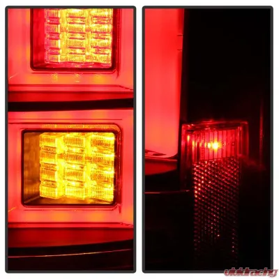 Spyder Auto Black LED Light Bar Taillights for Land Rover Discovery LR4 2010-2014 - ALT-YD-LRDLR410-LBLED-BK