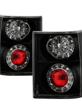Spyder Auto Black LED Taillights for Land Rover Range Rover HSE 2003-2005                                     - ALT-YD-LRRRH03-LED-BK - Image 10