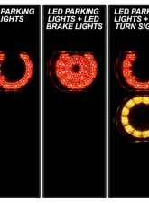 Spyder Auto Black LED Taillights for Land Rover Range Rover HSE 2003-2005                                     - ALT-YD-LRRRH03-LED-BK - Image 10