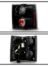 Spyder Auto Black LED Taillights for Land Rover Range Rover HSE 2003-2005                                     - ALT-YD-LRRRH03-LED-BK - Image 2
