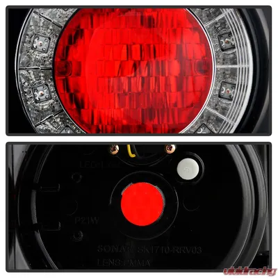 Spyder Auto Black LED Taillights for Land Rover Range Rover HSE 2003-2005 - ALT-YD-LRRRH03-LED-BK