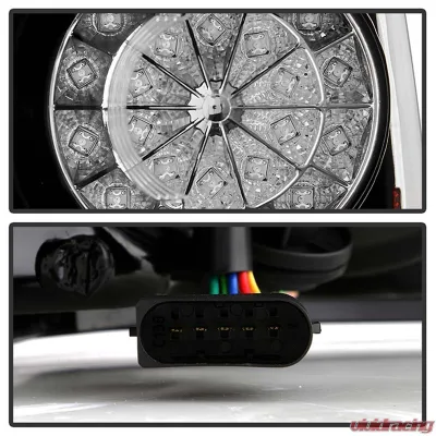 Spyder Auto Black LED Taillights for Land Rover Range Rover HSE 2003-2005 - ALT-YD-LRRRH03-LED-BK