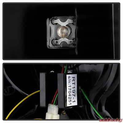 Spyder Auto Black LED Taillights for Land Rover Range Rover HSE 2003-2005 - ALT-YD-LRRRH03-LED-BK